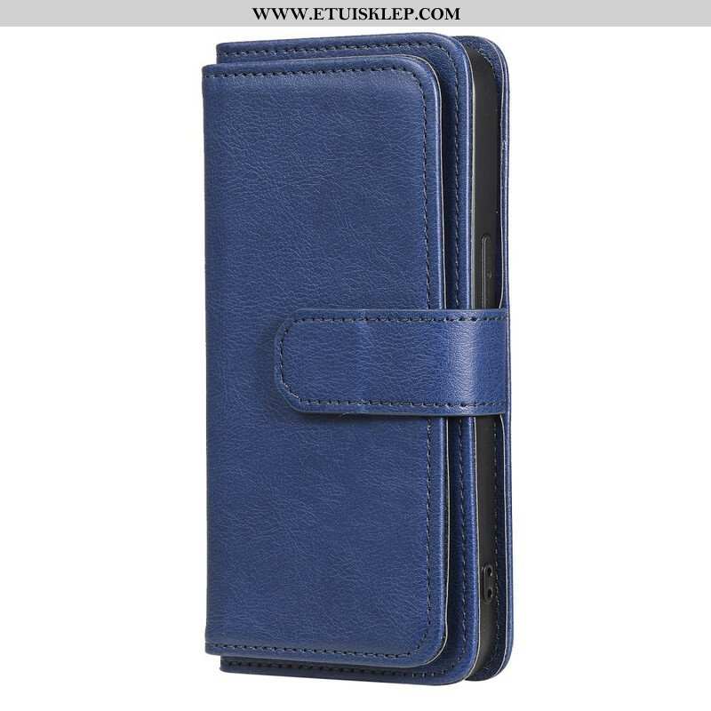 Etui Folio do iPhone 13 Pro Wielofunkcyjny Uchwyt Na 10 Kart